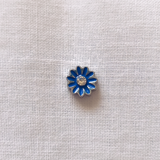 Blue Daisy Charm