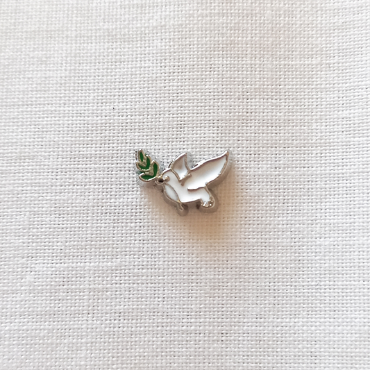 Dove With An Olive Branch Charm