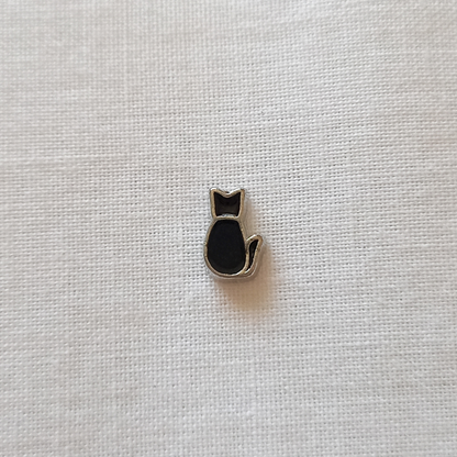 Small Black Cat Charm