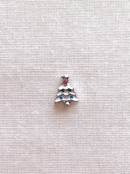 White Christmas Tree Charm