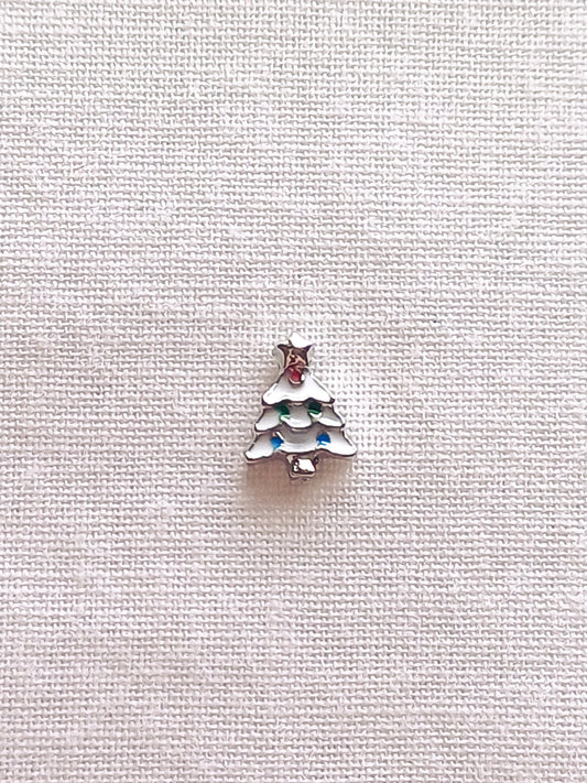 White Christmas Tree Charm