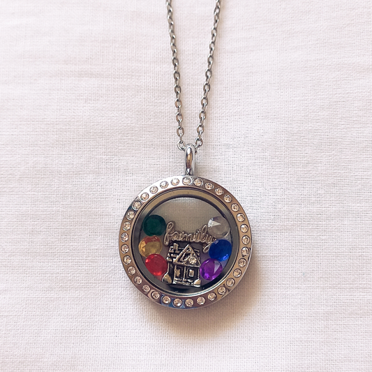 "Family Home" Pre-Made Locket