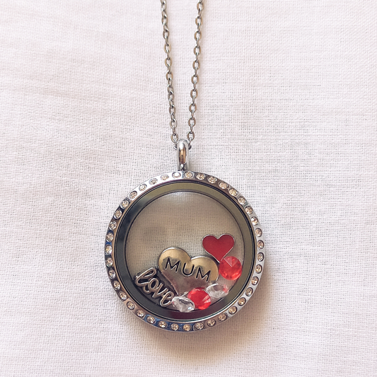 a "Mother's" Love Pre-made Locket